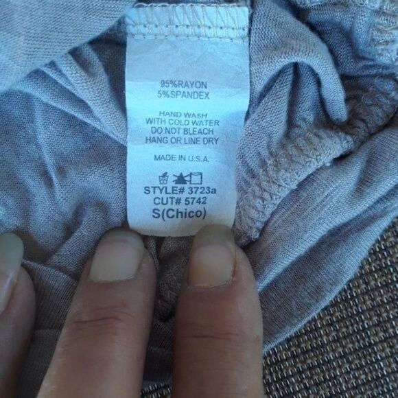 Shelly Top Racerback Tank Boho Flower Embroidered Lace Tan Neutral Sz S - Picture 8 of 8